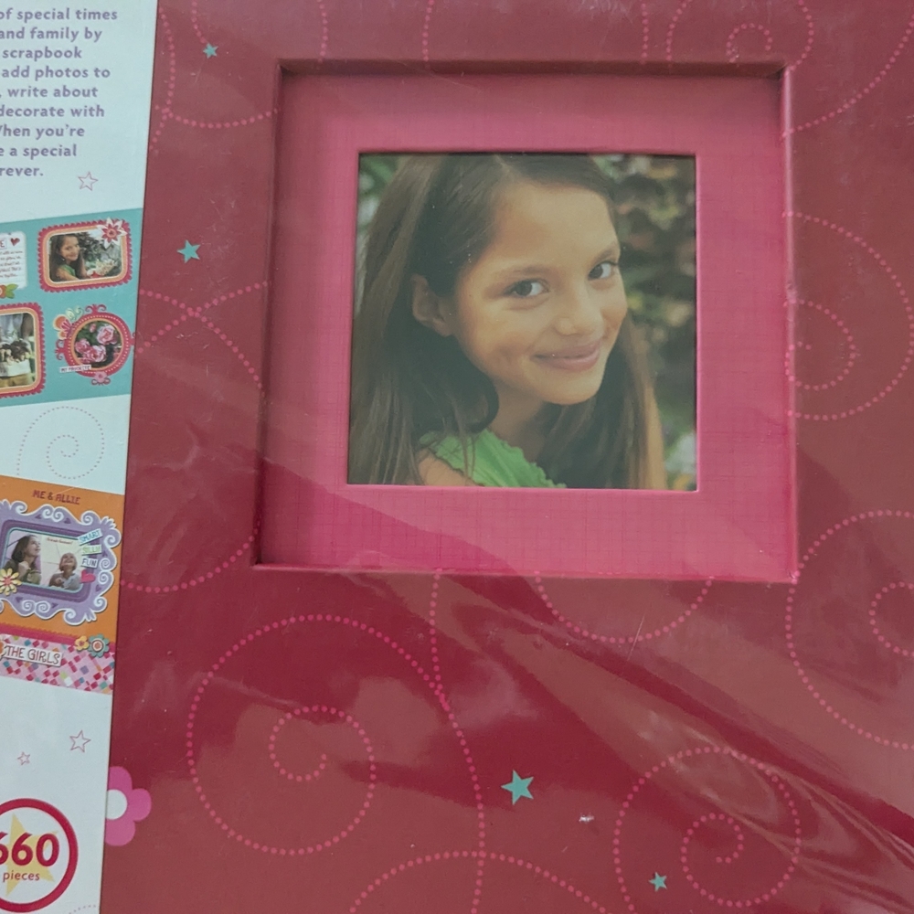 American Girl Pink and Red Scrapbook Kit